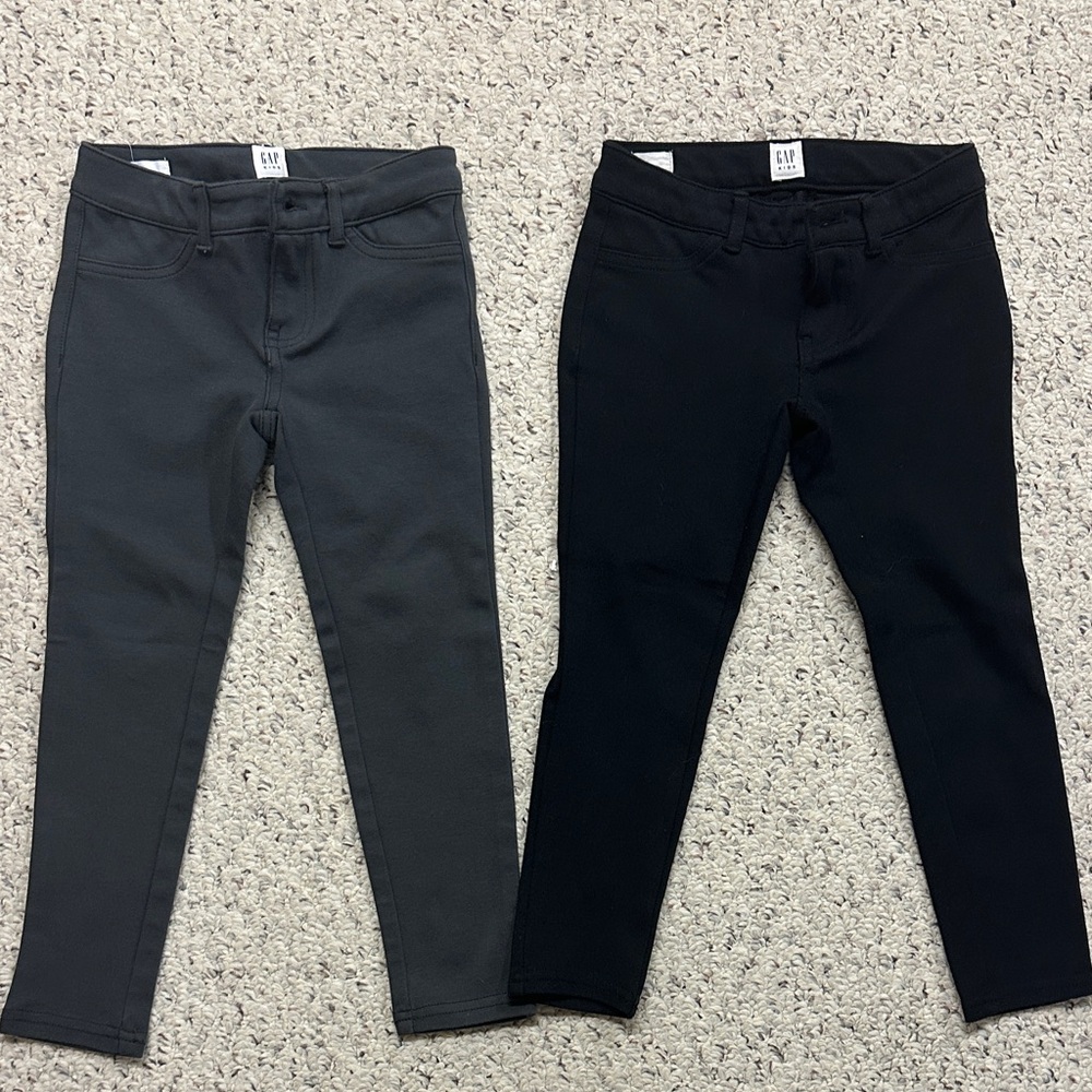 GAP Kids Black and Gray Leggings